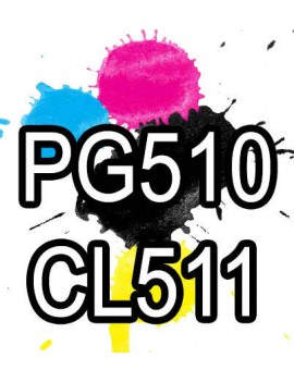 Compatible Canon PG510 CL511 Ink Cartridge (Full Set)