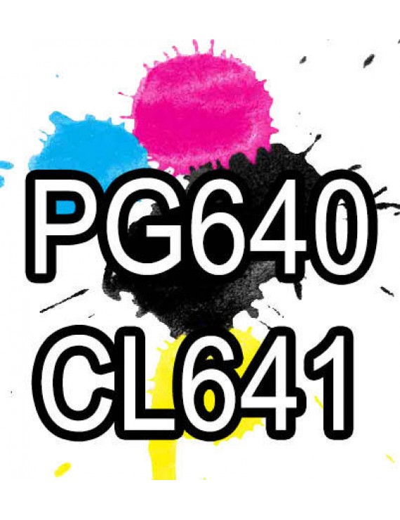 Compatible Canon PG640XL CL641XL (PG640 CL641) Ink Cartridge (Full Set)