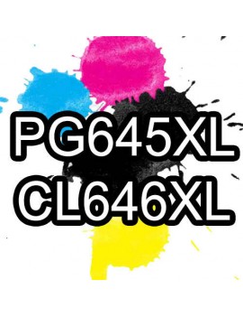 Compatible Canon PG645XL CL646XL (PG645 CL646) Ink Cartridges (Full Set)