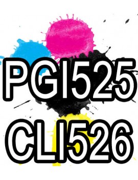 Compatible Canon PGI 525 CLI 526 Ink Cartridges (No Grey)