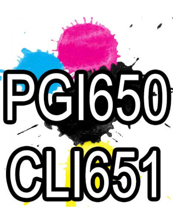 Compatible Canon PGI650XL CLI651XL Ink Cartridges (No Grey)